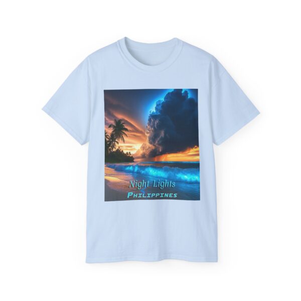 Our "Night Lights - Philippines" Inspirational Design Vintage Christian Faith Apparel Unisex Cotton T-Shirt God is Light Philippians 4:8 - Image 37