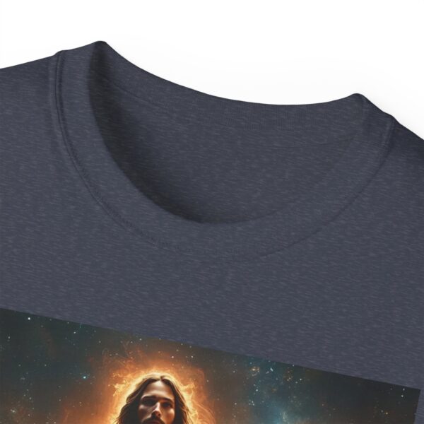 Our majestic "Our God is a Consuming Fire" Inspirational Christian Unisex Cotton T-Shirt, Faith Spiritual Apparel, Gift for Christians - Image 43