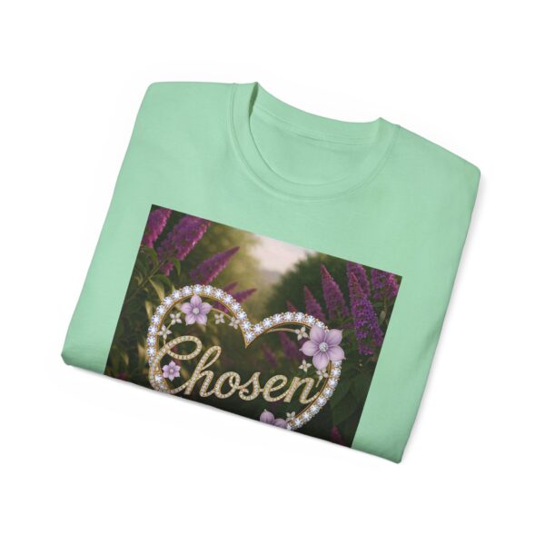 Our "Chosen" Inspirational 'Diamond Ring Heart Design Vintage Christian Faith Apparel Unisex Cotton T-Shirt Thoughtful Quote Philippians 4:8 - Image 28