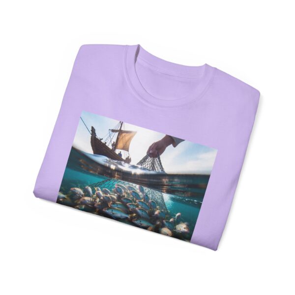 Our "Be ye fishers of MEN" Inspirational Christian Unisex Cotton T-Shirt, Faith Spiritual Apparel, Love Gift - Image 48