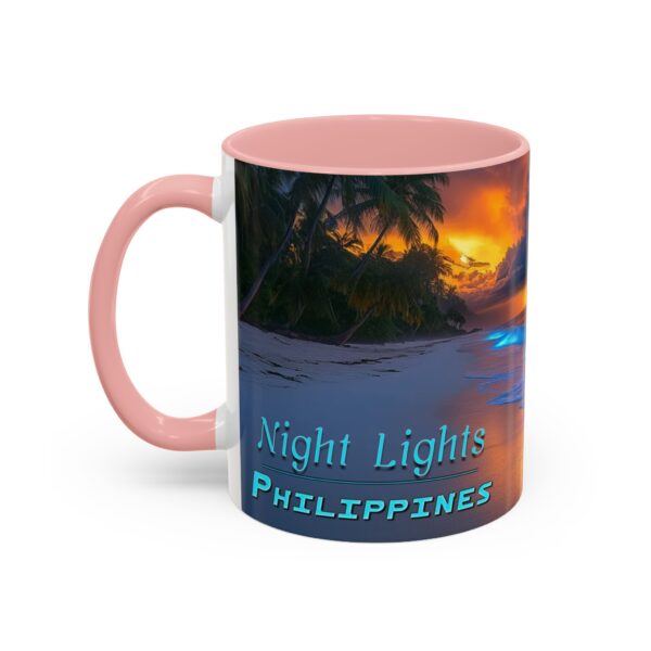 Our "Night Lights-Philippines" design Accent Coffee Mug, Perfect for Wedding Gifts, Inspirational Decor Beauty of God's Creation Tea Ceramic - Image 11