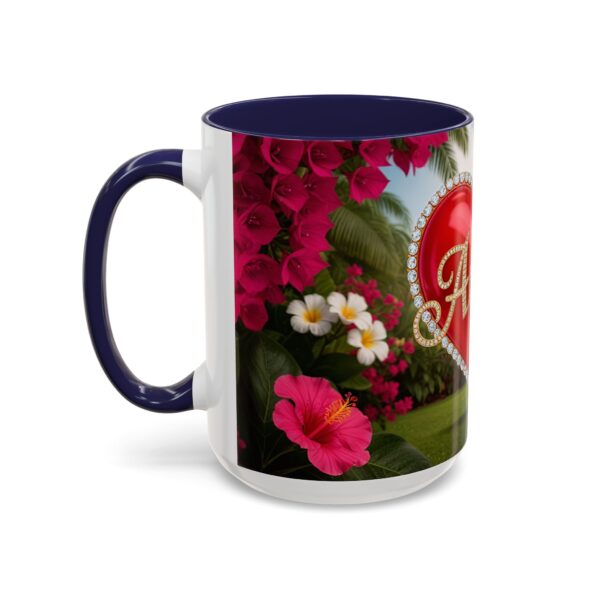 Our "Amen" Inspirational 'Solid Red Heart' Design Accent Coffee Mug, Perfect for Wedding Gifts, Love & Faith Decor, Philippians 4:8 - Image 23