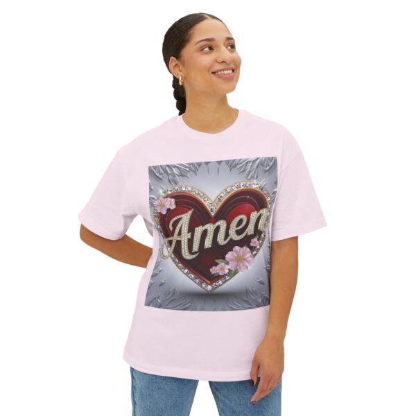 Our "AMEN" Biblical Unisex Tee Inspirational Christian Tshirt for Men and Women, Oversized Shirt, Boxy Top, Unisex Tee Shirt - Image 11