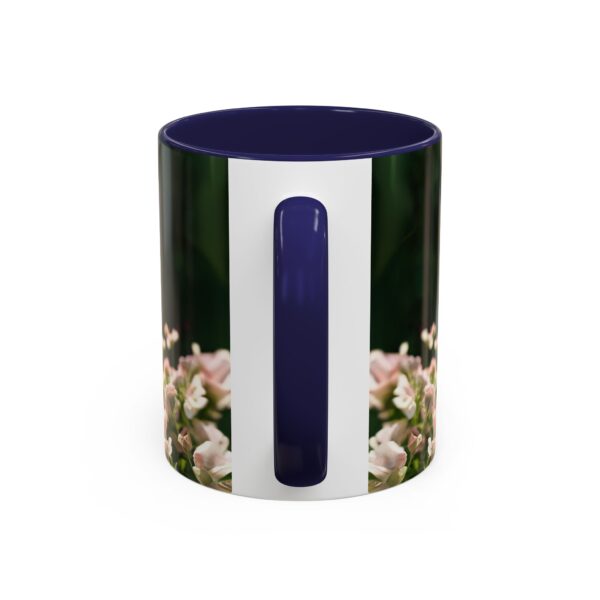 Our "Amen" Inspirational 'Elaborate Red Flowers Heart' design Accent Coffee Mug, Perfect for Wedding Gifts, Love & Faith Decor, Philippians 4:8 - Image 8
