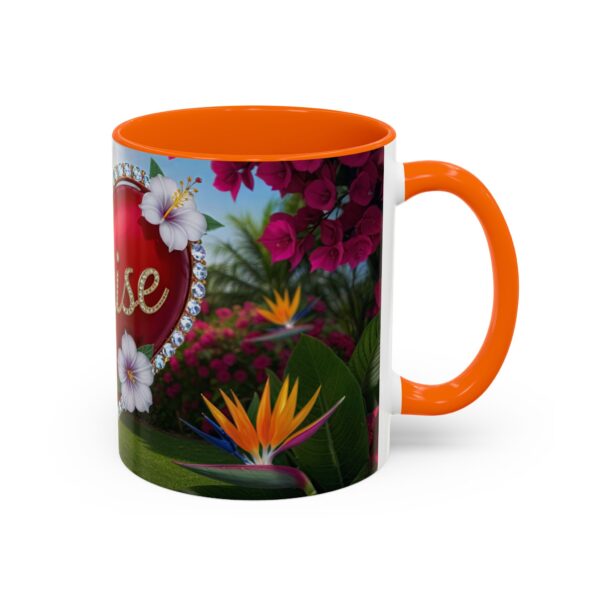 Our "Praise" 'Solid Red Heart' Inspirational Design Accent Coffee Mug, Perfect for Wedding Gifts, Love & Faith Decor, Philippians 4:8 - Image 42