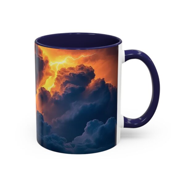Our "Storm Light" design Accent Coffee Mug, Perfect for Wedding Gifts, Inspirational Decor, Beauty of God's Creation, Tea Cup, Ceramic - Image 6