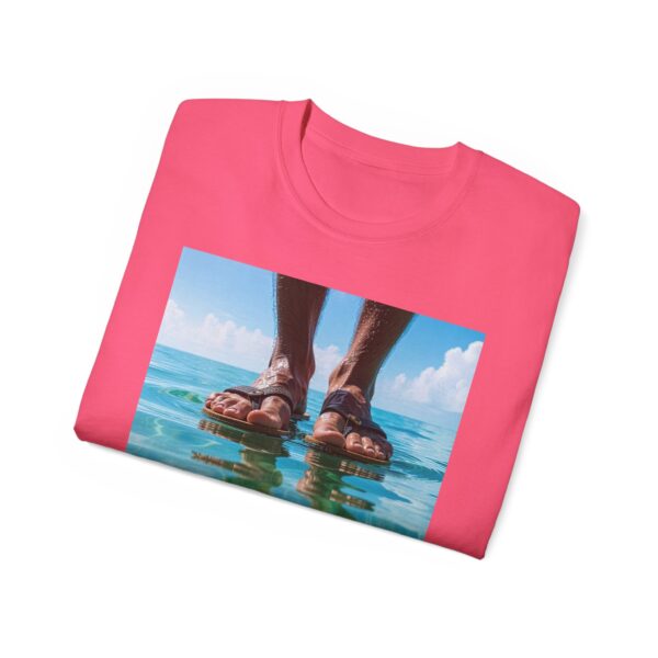 Our "TRUST" 'Walk on water' Inspirational Design Vintage Christian Faith Apparel Unisex Cotton T-Shirt Thoughtful Quote Trust in God - Image 56