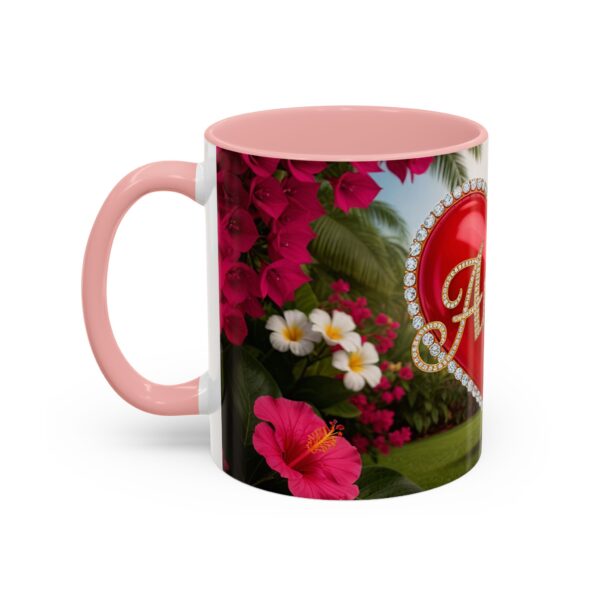 Our "Amen" Inspirational 'Solid Red Heart' Design Accent Coffee Mug, Perfect for Wedding Gifts, Love & Faith Decor, Philippians 4:8 - Image 11