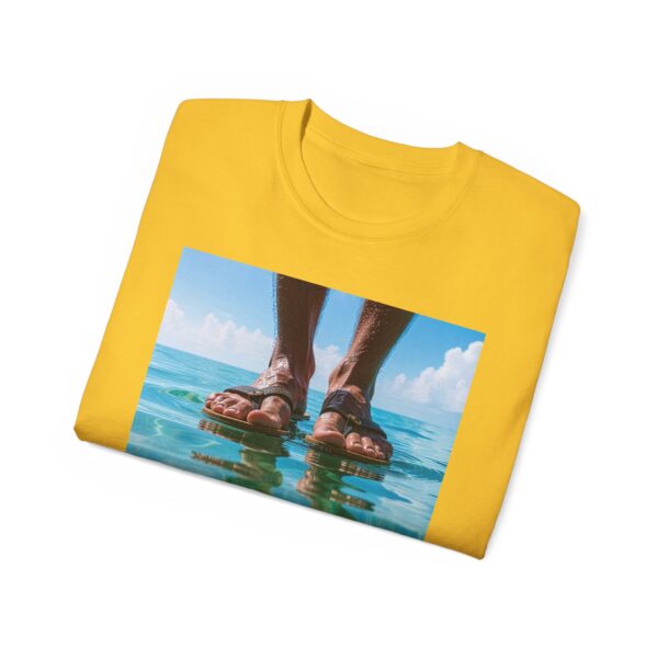 Our "TRUST" 'Walk on water' Inspirational Design Vintage Christian Faith Apparel Unisex Cotton T-Shirt Thoughtful Quote Trust in God - Image 28