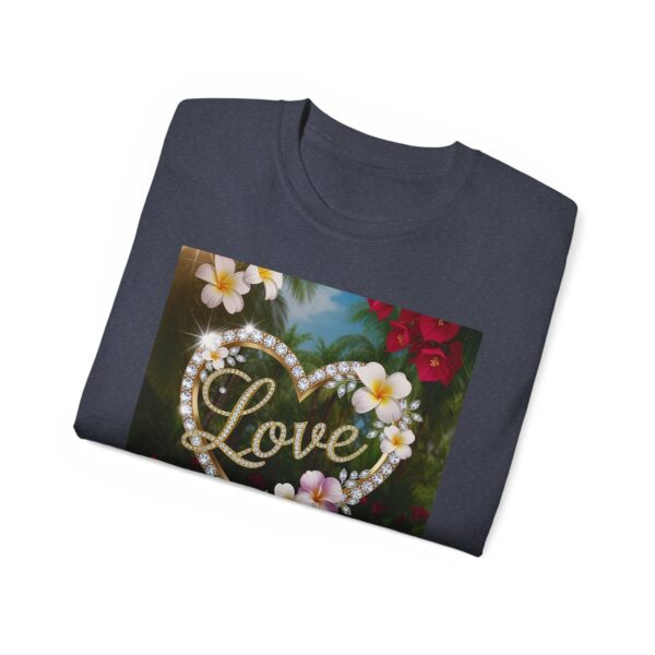 Our "Love" Inspirational 'Diamond Ring Heart' Design Vintage Christian Faith Apparel Unisex Cotton T-Shirt Thoughtful Quote, Philippians 4:8 - Image 44