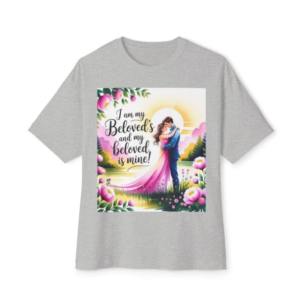 Our "I am my Beloved's" Biblical Unisex Tee Inspirational Christian Tshirt for Men and Women, Oversized Shirt, Boxy Top Tee Shirt - Image 29