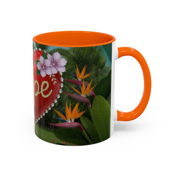 Our "Hope" 'Solid Red Heart' Inspirational design! Accent Coffee Mug, Perfect for Wedding Gifts, Love Confessions, Inspirational Floral Decor Philippians 4:8 - Image 42