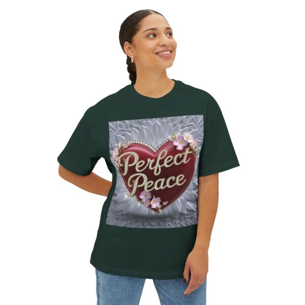 Our "PERFECT PEACE" Biblical Unisex Tee Inspirational Christian Tshirt for Men and Women, Oversized Shirt, Boxy Top, Unisex Tee Shirt, - Image 31
