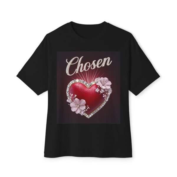 Our "CHOSEN" Inspirational Bible Verse Christian Unisex Tee, Religious Oversized Shirt, Boxy Top, Spiritual Tshirt, Gift for Christians - Image 9