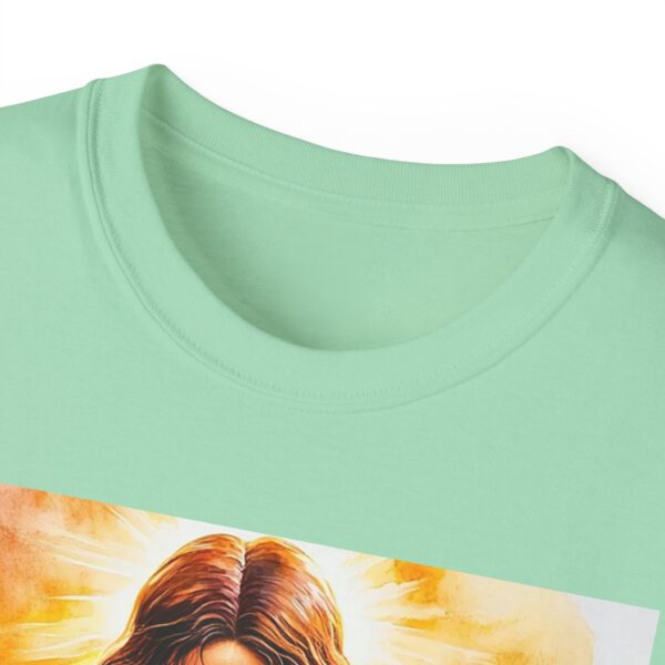 Our "God is Love" series with Jesus hugging a SMALL FAMILY Inspirational Christian Unisex Cotton T-Shirt, Faith Spiritual Apparel, Love Gift - Image 28