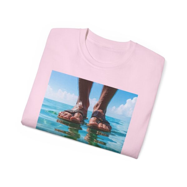 Our "TRUST" 'Walk on water' Inspirational Design Vintage Christian Faith Apparel Unisex Cotton T-Shirt Thoughtful Quote Trust in God - Image 52