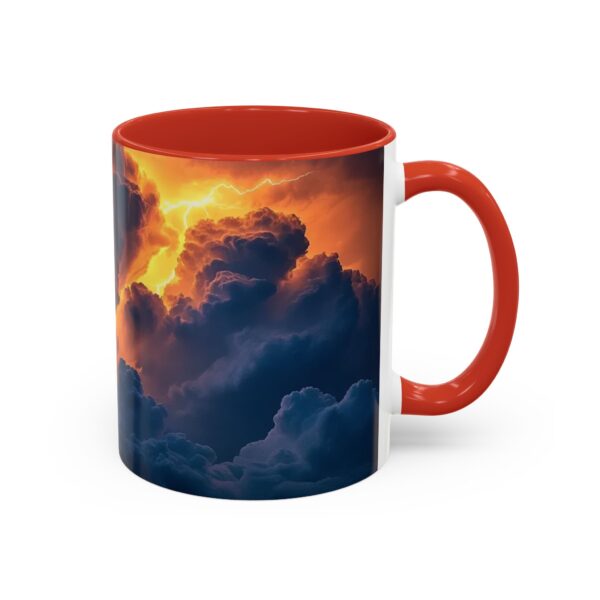 Our "Storm Light" design Accent Coffee Mug, Perfect for Wedding Gifts, Inspirational Decor, Beauty of God's Creation, Tea Cup, Ceramic - Image 14