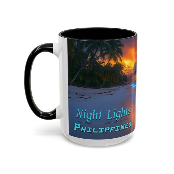 Our "Night Lights-Philippines" design Accent Coffee Mug, Perfect for Wedding Gifts, Inspirational Decor Beauty of God's Creation Tea Ceramic - Image 19