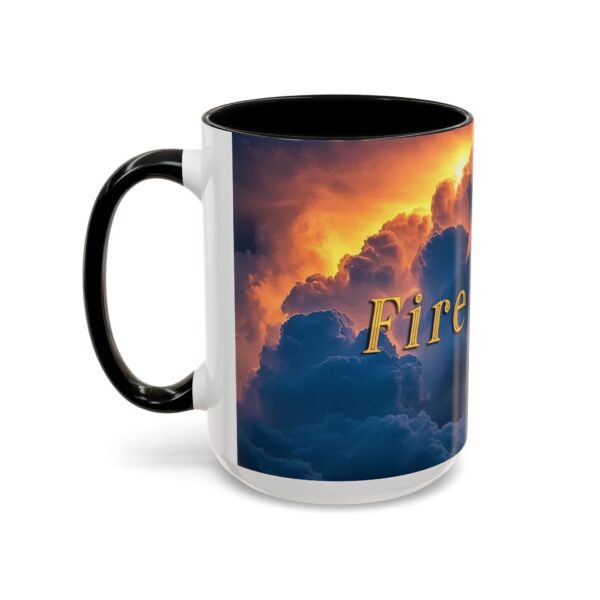 Our 'Storm Light' "Fire Inside" design Accent Coffee Mug, Perfect for Wedding Gifts, Inspirational Beauty of God's Creation, Tea Cup Ceramic - Image 19