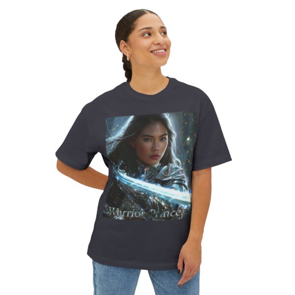 Our Inspirational "Warrior Princess" 'Angela' Biblical Christian Unisex Oversized Boxy Tshirt for Men and Women, Boxy Top, Unisex Tee Shirt - Image 23