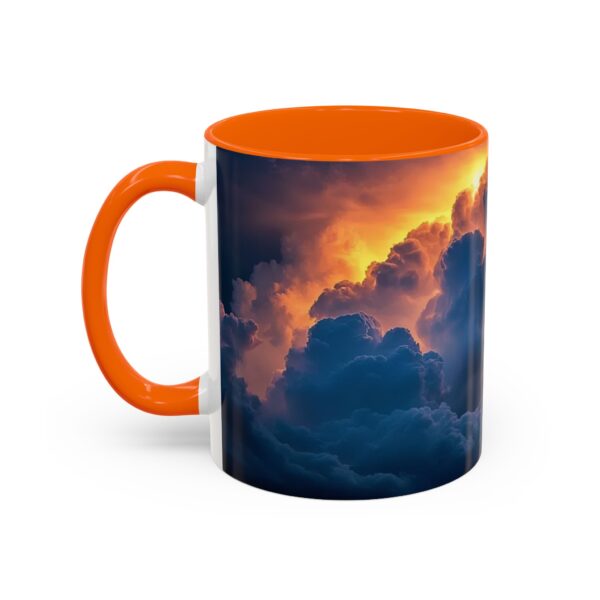 Our "Storm Light" design Accent Coffee Mug, Perfect for Wedding Gifts, Inspirational Decor, Beauty of God's Creation, Tea Cup, Ceramic - Image 43
