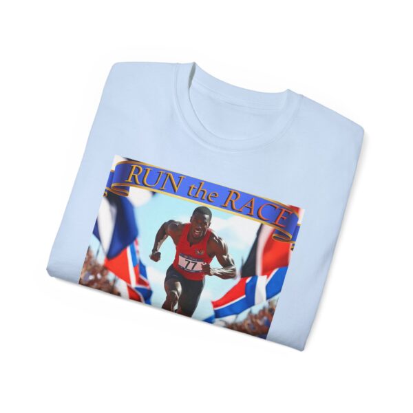 Our "RUN the RACE to WIN" Biblical, Inspirational Christian Unisex Cotton T-Shirt, Faith Spiritual Apparel, Love Gift - Image 40