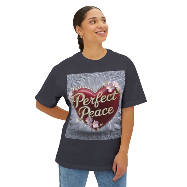 Our "PERFECT PEACE" Biblical Unisex Tee Inspirational Christian Tshirt for Men and Women, Oversized Shirt, Boxy Top, Unisex Tee Shirt, - Image 27