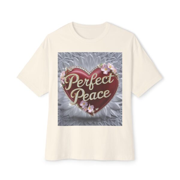 Our "PERFECT PEACE" Biblical Unisex Tee Inspirational Christian Tshirt for Men and Women, Oversized Shirt, Boxy Top, Unisex Tee Shirt, - Image 17
