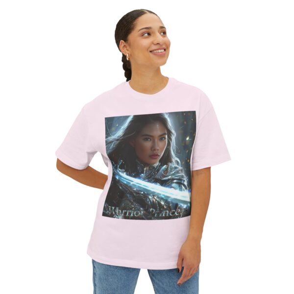 Our Inspirational "Warrior Princess" 'Angela' Biblical Christian Unisex Oversized Boxy Tshirt for Men and Women, Boxy Top, Unisex Tee Shirt - Image 7