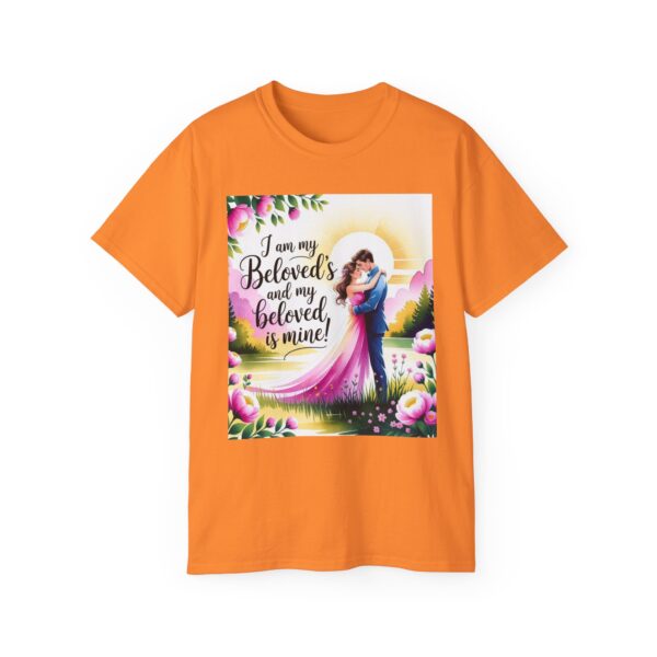 Our Inspirational "I am my Beloved's" Unisex Cotton T-Shirt, Faith Spiritual Apparel, Love Gift, Song of Solomon, Gospel Fashion - Image 13