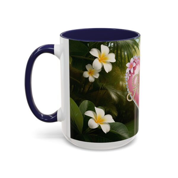 Our "Amen" Inspirational 'Solid Pink Heart' design Accent Coffee Mug, Perfect for Wedding Gifts, Love & Faith Decor, Philippians 4:8 - Image 23
