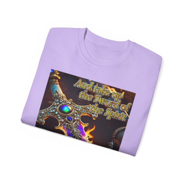 Our "Sword of the Spirit" Inspirational Bible Verse Design Unisex Cotton T-Shirt Philippians 4:8 Faith Apparel Spiritual Warfare gift - Image 48