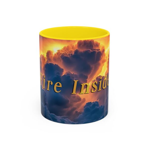 Our 'Storm Light' "Fire Inside" design Accent Coffee Mug, Perfect for Wedding Gifts, Inspirational Beauty of God's Creation, Tea Cup Ceramic - Image 49