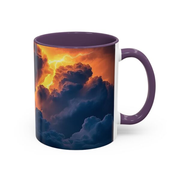 Our "Storm Light" design Accent Coffee Mug, Perfect for Wedding Gifts, Inspirational Decor, Beauty of God's Creation, Tea Cup, Ceramic - Image 46