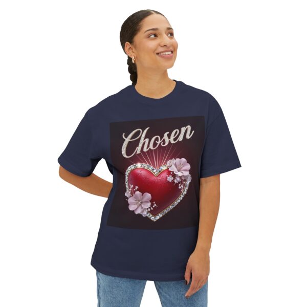 Our "CHOSEN" Inspirational Bible Verse Christian Unisex Tee, Religious Oversized Shirt, Boxy Top, Spiritual Tshirt, Gift for Christians - Image 35