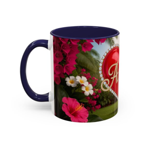 Our "Amen" Inspirational 'Solid Red Heart' Design Accent Coffee Mug, Perfect for Wedding Gifts, Love & Faith Decor, Philippians 4:8 - Image 7