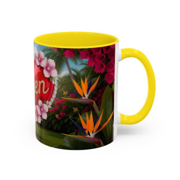 Our "Amen" Inspirational 'Solid Red Heart' Design Accent Coffee Mug, Perfect for Wedding Gifts, Love & Faith Decor, Philippians 4:8 - Image 50