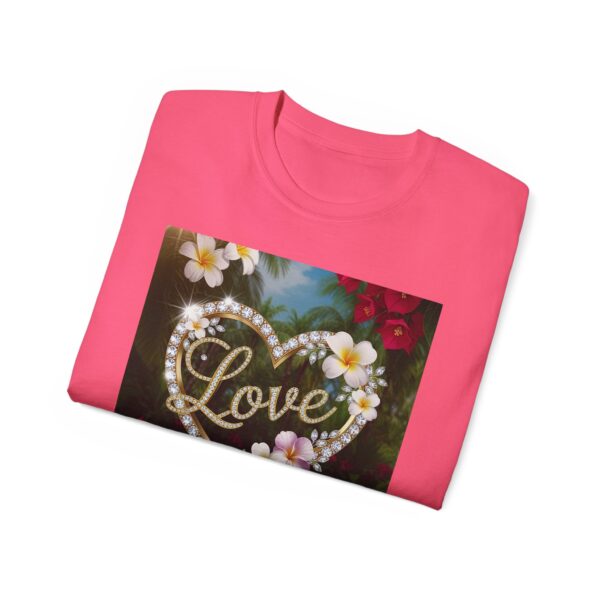 Our "Love" Inspirational 'Diamond Ring Heart' Design Vintage Christian Faith Apparel Unisex Cotton T-Shirt Thoughtful Quote, Philippians 4:8 - Image 56