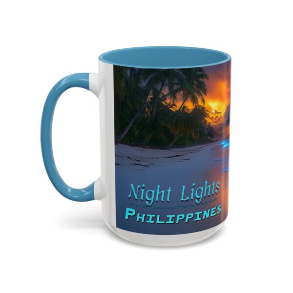 Our "Night Lights-Philippines" design Accent Coffee Mug, Perfect for Wedding Gifts, Inspirational Decor Beauty of God's Creation Tea Ceramic - Image 39