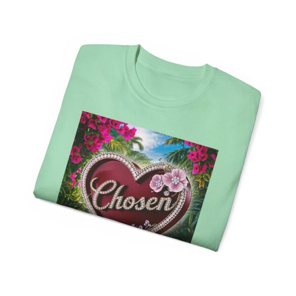 Our "Chosen" Inspirational 'Solid Red Heart' Design Vintage Christian Faith Apparel Unisex Cotton T-Shirt, Thoughtful Quote, Philippians 4:8 - Image 33