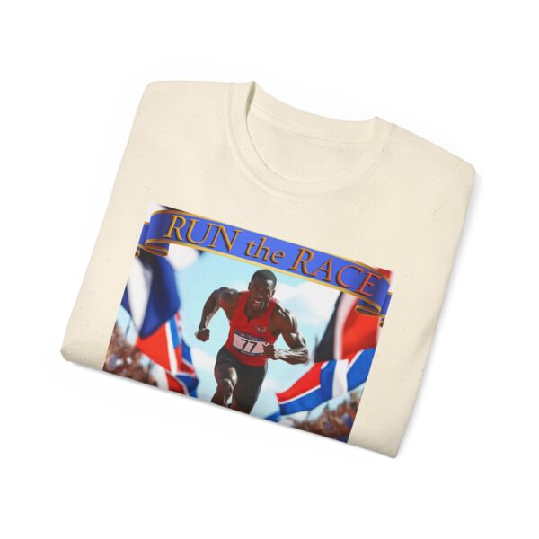 Our "RUN the RACE to WIN" Biblical, Inspirational Christian Unisex Cotton T-Shirt, Faith Spiritual Apparel, Love Gift - Image 24