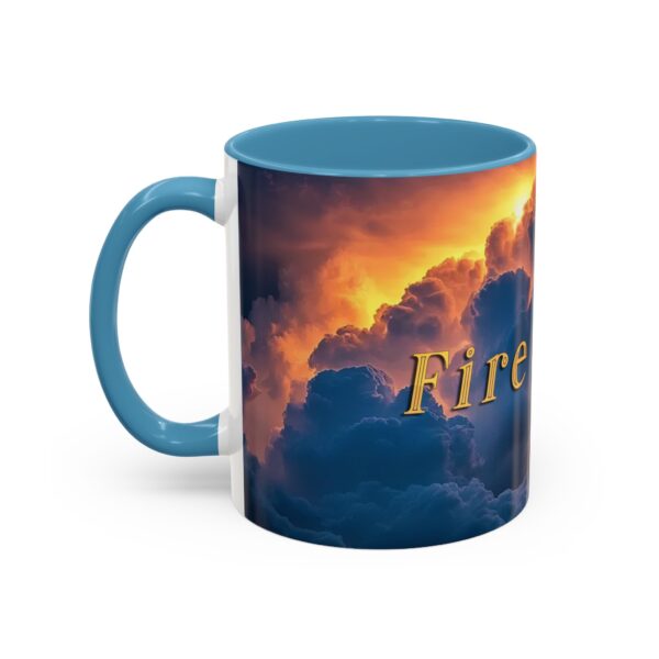 Our 'Storm Light' "Fire Inside" design Accent Coffee Mug, Perfect for Wedding Gifts, Inspirational Beauty of God's Creation, Tea Cup Ceramic - Image 35