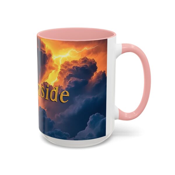 Our 'Storm Light' "Fire Inside" design Accent Coffee Mug, Perfect for Wedding Gifts, Inspirational Beauty of God's Creation, Tea Cup Ceramic - Image 26