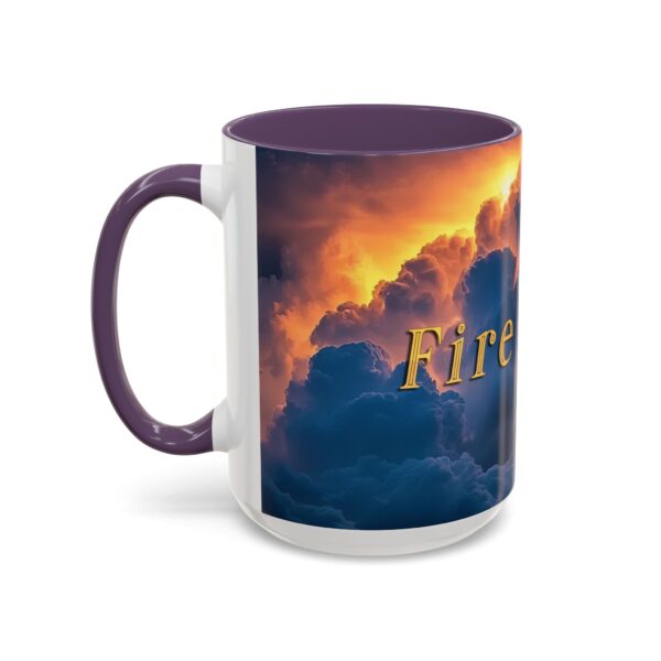 Our 'Storm Light' "Fire Inside" design Accent Coffee Mug, Perfect for Wedding Gifts, Inspirational Beauty of God's Creation, Tea Cup Ceramic - Image 59