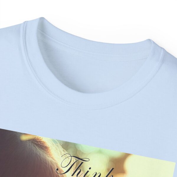 Inspirational 'Kitten Kisses' "Think on these things" Vintage Christian Faith Apparel Unisex Cotton T-Shirt, Pet Lover Cute Thoughtful Quote - Image 35