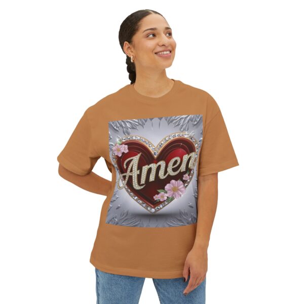 Our "AMEN" Biblical Unisex Tee Inspirational Christian Tshirt for Men and Women, Oversized Shirt, Boxy Top, Unisex Tee Shirt - Image 19