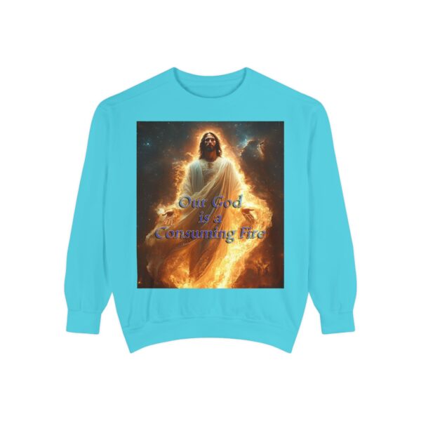 Sweatshirt Unisex Inspirational-Our Majestic "Our God is a Consuming Fire" Design - Faith Apparel, Unisex Top, Religious Gift, Comfort Wear, Church Event Style - Image 22