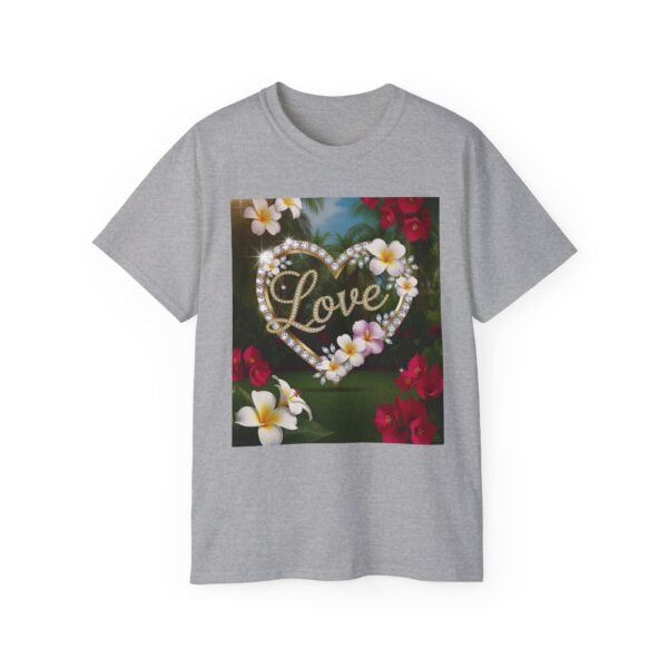 Our "Love" Inspirational 'Diamond Ring Heart' Design Vintage Christian Faith Apparel Unisex Cotton T-Shirt Thoughtful Quote, Philippians 4:8 - Image 5