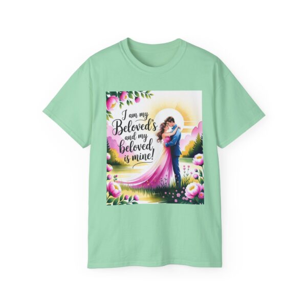 Our Inspirational "I am my Beloved's" Unisex Cotton T-Shirt, Faith Spiritual Apparel, Love Gift, Song of Solomon, Gospel Fashion