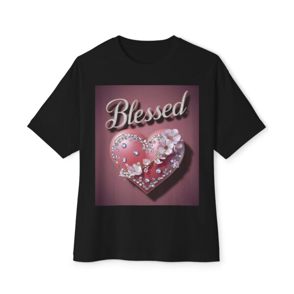 Our "BLESSED" Biblical Unisex Tee - Inspirational Christian Tshirt for Men and Women, Religious Oversized Shirt, Boxy Top, Unisex Tee Shirt, - Image 13
